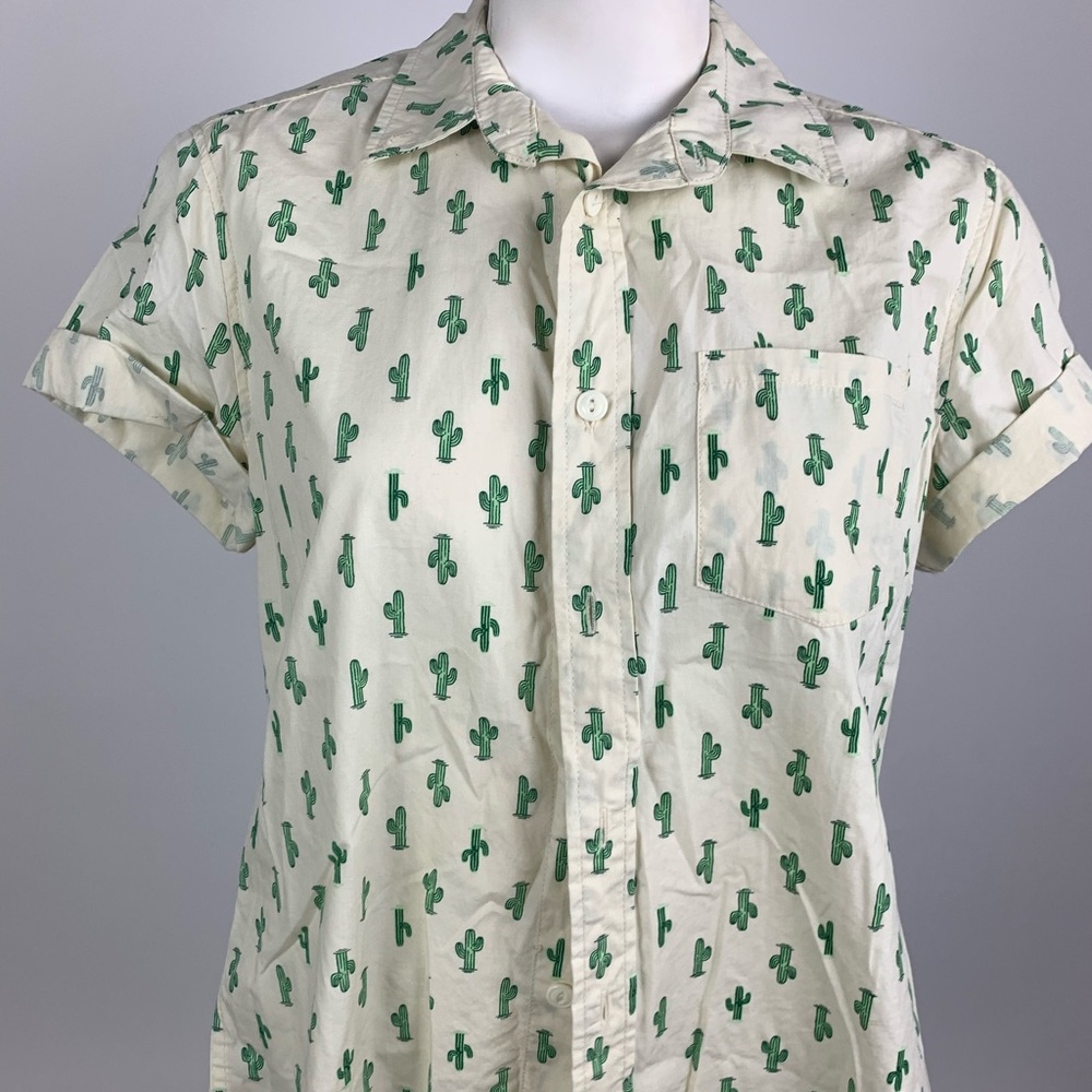 Cactus Beige Button Down Shirt